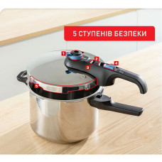 TEFAL Secure 5 - 4л скороварка для каструлі 